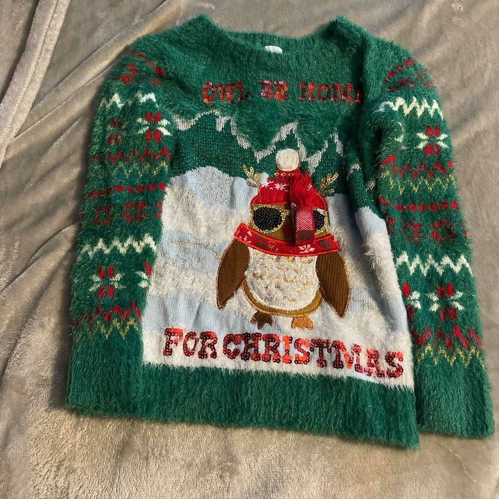 Holiday Time Cozy Green Sweater